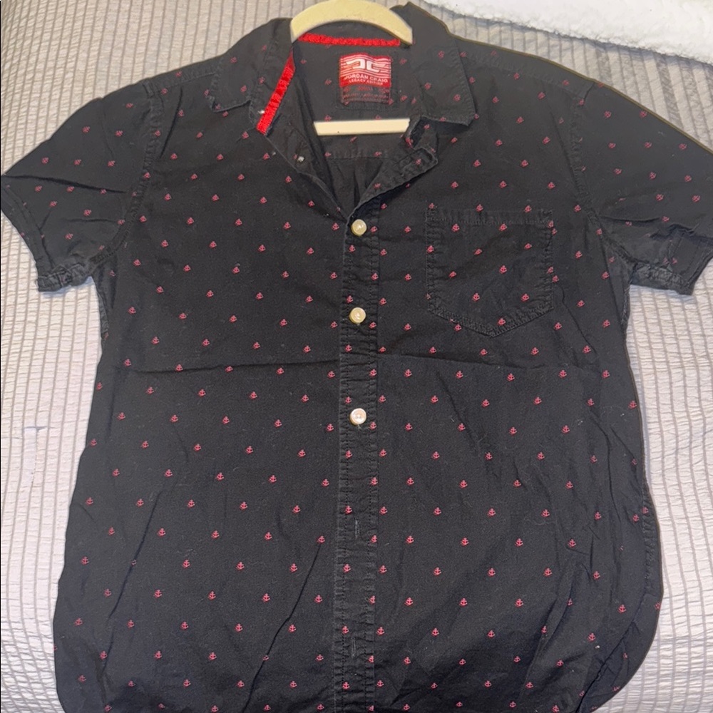 Men’s Summer Short-Sleeved Button-Up